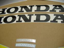 Honda 600 F4 2001 yellow stickers set