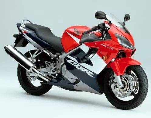 Honda 600 F4 2002 red stickers set