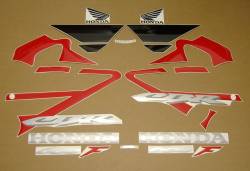 Honda CBR 600 F4 2006 red stickers kit