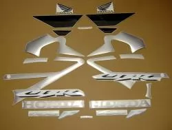 Honda 600 F4 2006 silver complete sticker kit