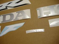 Honda 600 F4 2006 silver full decals kit