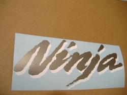 Kawasaki 250 R 2007 Ninja blue decals