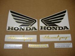 Honda 600F 2012 Hornet black logo graphics