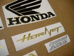 Honda CB600F 2012 Hornet black decals