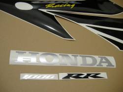 Honda 1000RR 2004 Fireblade red decal set