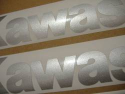 Kawasaki Z750 2009 blue stickers set