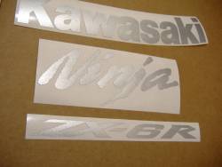 Kawasaki ZX-6R 2010 Ninja black logo graphics