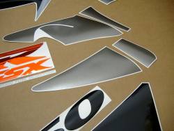 Suzuki GSXR 750 SRAD grey stickers