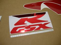 Suzuki GSXR 750 SRAD red full decals set