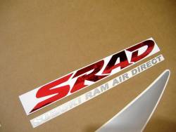 Suzuki GSX-R 750 SRAD red stickers set