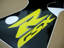 Suzuki GSX-R 600 SRAD red logo graphics