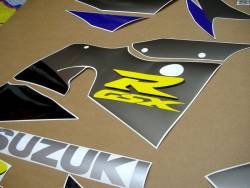 Suzuki 600 1997 grey purple stickers set