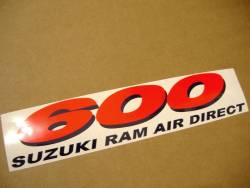 Suzuki GSXR 600 SRAD white decals