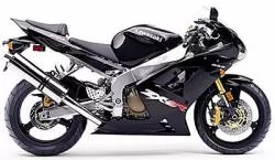 TOKKOページ Kawasaki ZX-9R Ninja 2003 2002 decals set - green/black