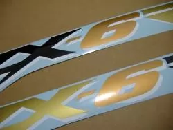 Kawasaki ZX 6R 2003 green labels graphics
