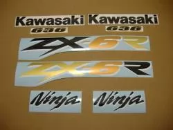 Kawasaki ZX-6R 2003 Ninja green decals