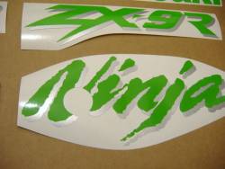 Kawasaki ZX-6R 2000 Ninja black logo graphics