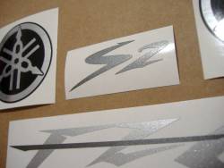 Yamaha FZ6 S2 2006 silver logo graphics