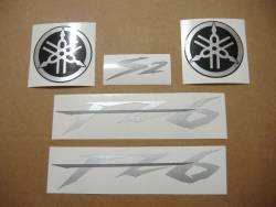 Yamaha FZ6 S2 2006 silver stickers set