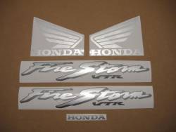 Honda VTR 1000F 2003 Firestorm black stickers