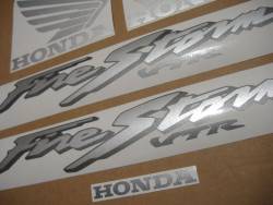 Honda VTR 1000F 2003 Firestorm black decals kit 