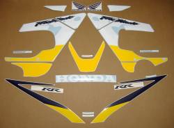 Honda CBR 929RR 2001 Fireblade yellow stickers