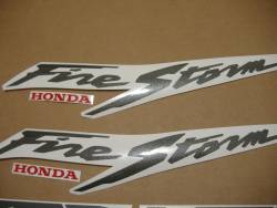 Honda VTR 1000F 1998 Firestorm yellow decals kit 