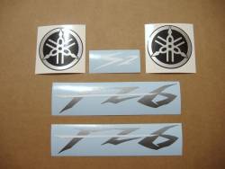 Yamaha FZ6 S2 2007 grey logo graphics