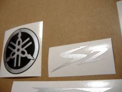 Yamaha FZ6 S2 2007 white stickers