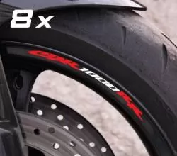 wheel rim stripes decals stickers honda cbr 1000rr fireblade sc57 sc59 hrc racing