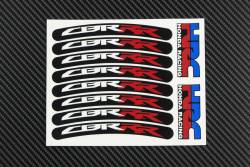 wheel rim stripes decals stickers honda cbr 250r 600rr 125r hrc racing