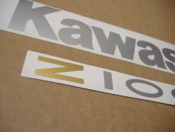 Kawasaki Z 1000 2004 blue logo graphics