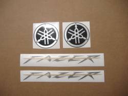 Yamaha FZ6 2005 black complete sticker kit