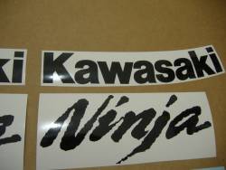 Kawasaki ZX-6R 2007 Ninja green logo graphics