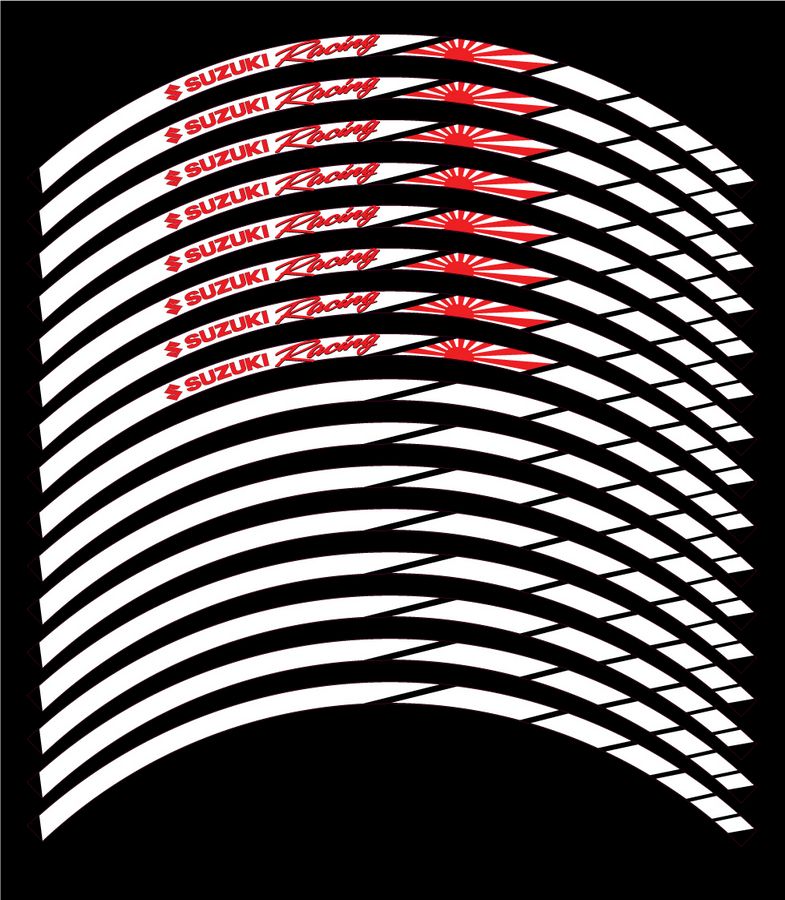 Liserets kit rims stickers gsx-r 1000 gsxr rims stripes peganitas adesivi 271