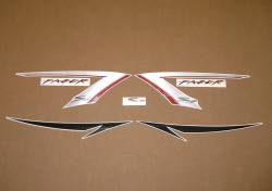 Yamaha FZ6 S2 2008 Fazer silver stickers