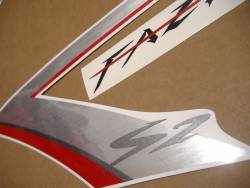 Yamaha FZ6 2008 silver complete sticker kit