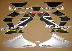 Honda RVT 1000R 2003 RC51 red silver stickers