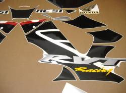 Honda 1000R 2003 RC51 red full decals kit