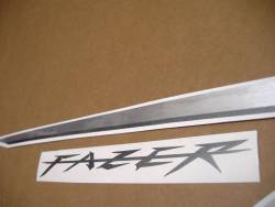 Yamaha FZ6 2007 Fazer blue decals kit 