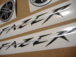 Yamaha FZ6 2005 blue stickers kit