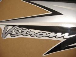 Suzuki 650 2010 brown complete sticker kit