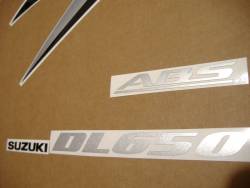 Suzuki DL 650 2010 V-strom brown decals