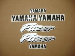 Yamaha FZS 600 1999 5DM4 silver labels graphics