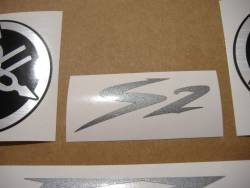 Yamaha FZ6 2009 black decals kit 