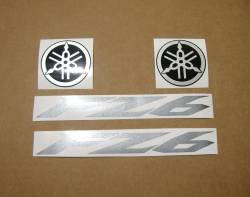 Yamaha FZ6 2005 black full decals kit