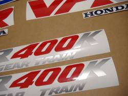 Honda VFR 400K 1991 NC21 blue adhesives set