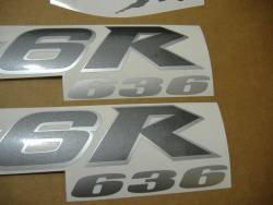 Kawasaki ZX-6R 2004 complete sticker kit