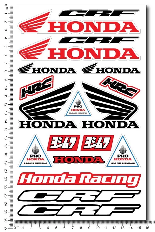 Decals set Honda CRF HRC Yoshimura
