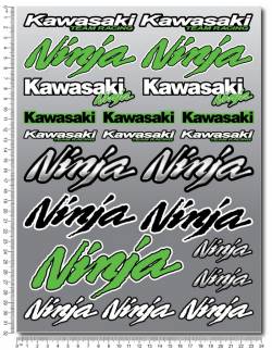 Stickers set Kawasaki Ninja
